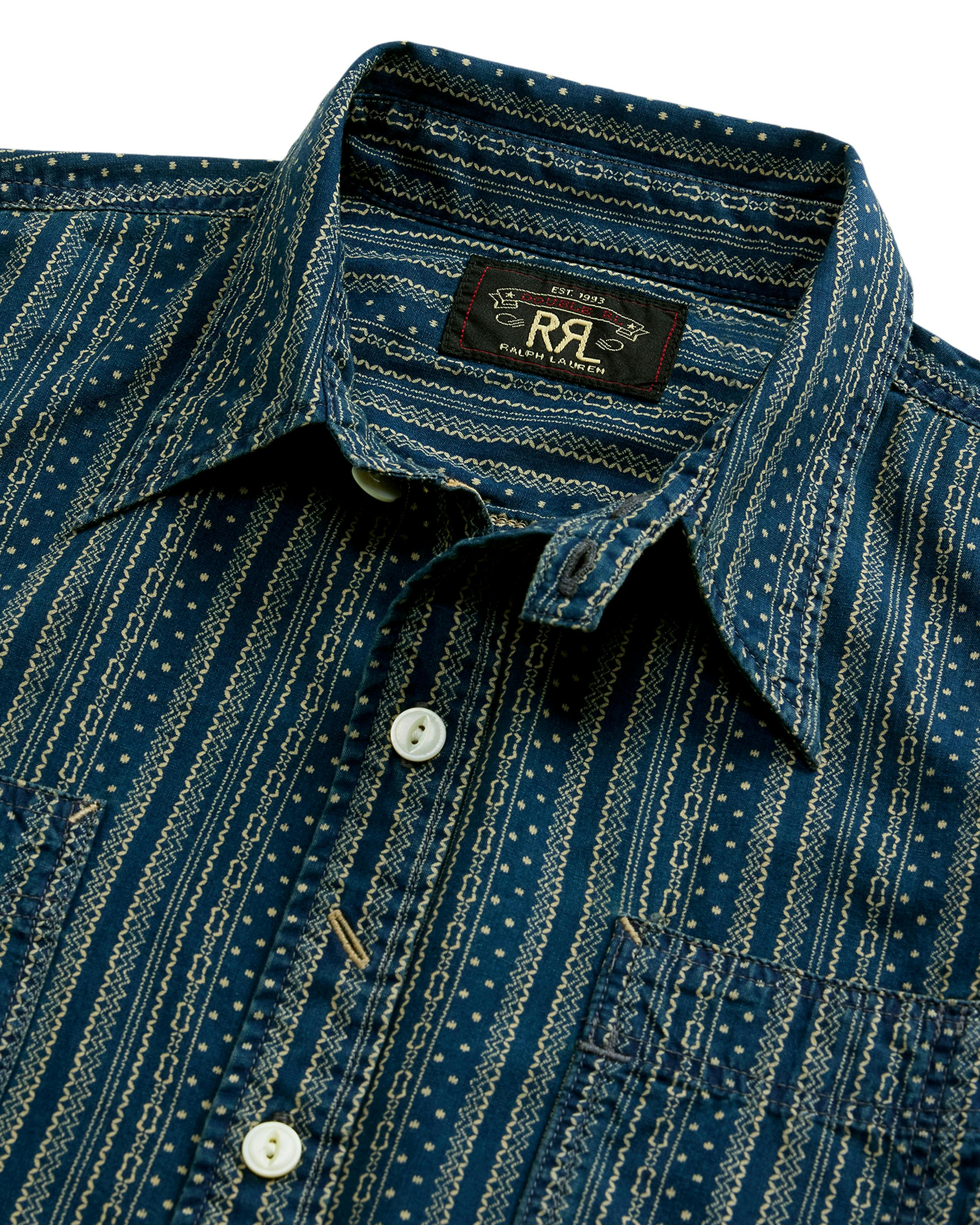 RRL Jackrabbit Workshirt - Indigo | Long Sleeve Shirts RRL Jackrabbit Workshirt - Indigo | Long Sleeve Shirts